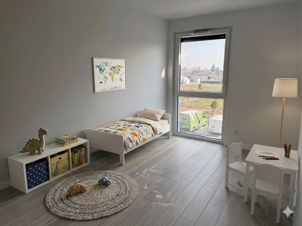 Investir à Issenheim : T3 lumineux avec terrasse et vue Vosges