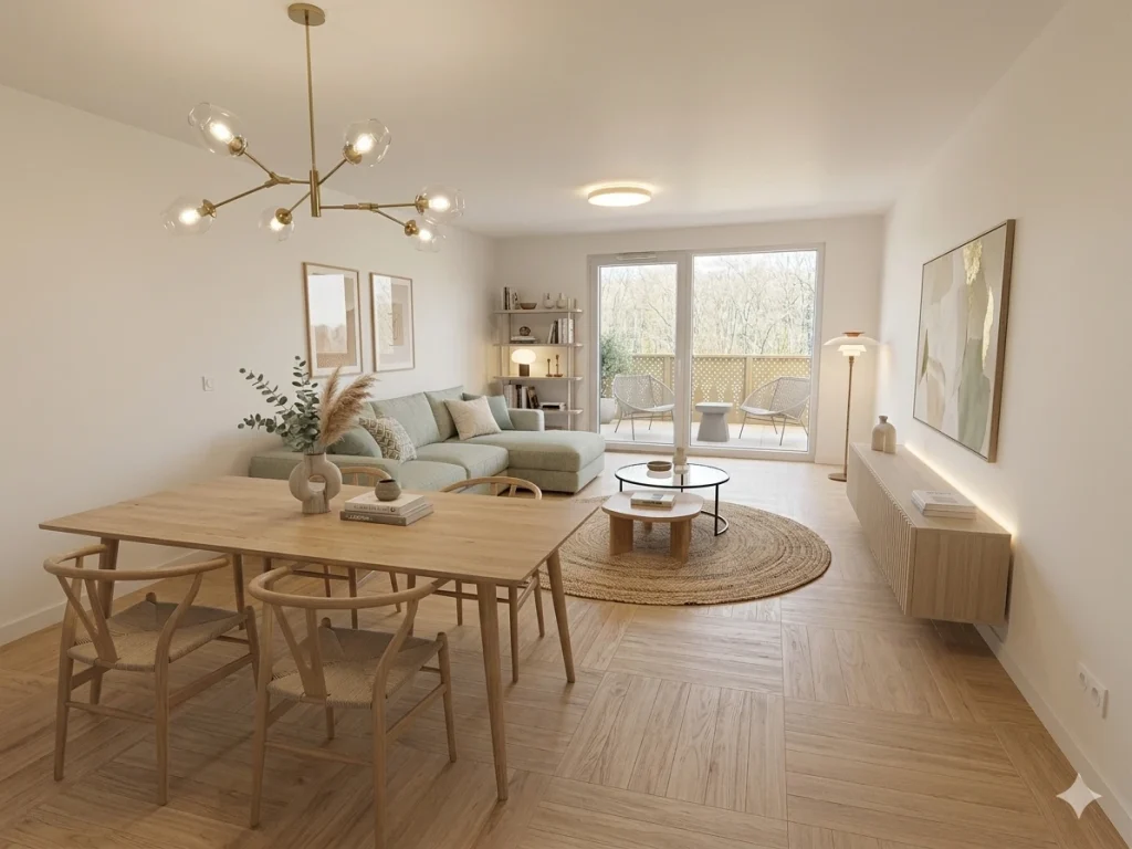 Investir à Issenheim : T3 lumineux avec terrasse et vue Vosges