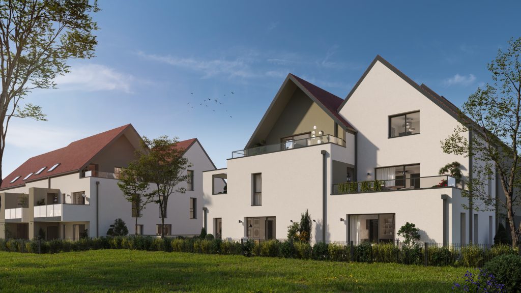 Investissement immobilier à Wettolsheim : T3 avec terrasse plein sud