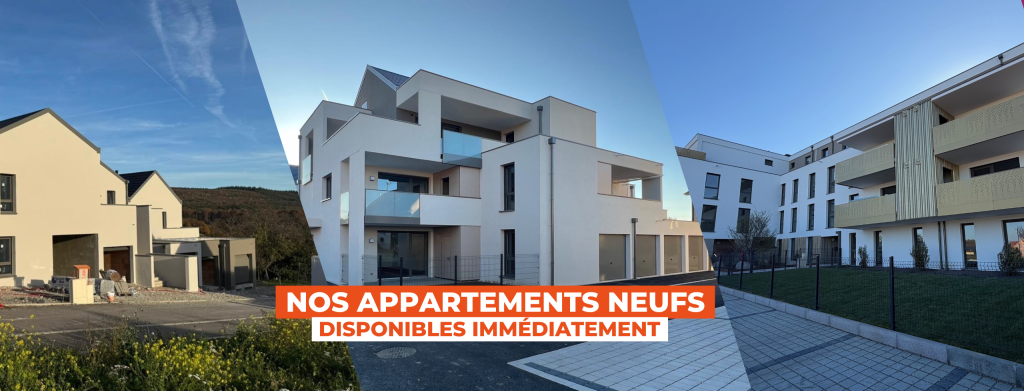 Appartements neufs disponibles immédiatement en Alsace