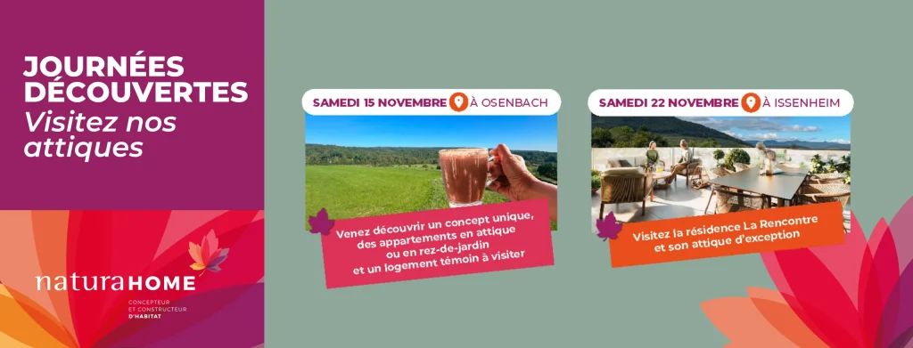 Journées découvertes NaturaHOME : visitez nos attiques