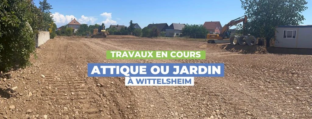 Résidence neuve à Wittelsheim : lancement du chantier Attique ou Jardin
