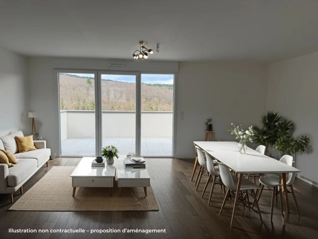 Appartement T3 avec deux terrasses – Disponible immédiatement à Osenbach