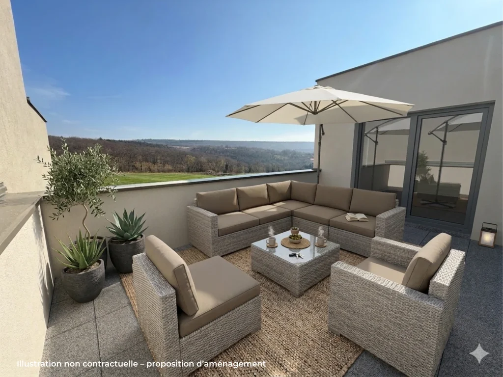 Investissement familial à Osenbach : T4 avec terrasses et garage