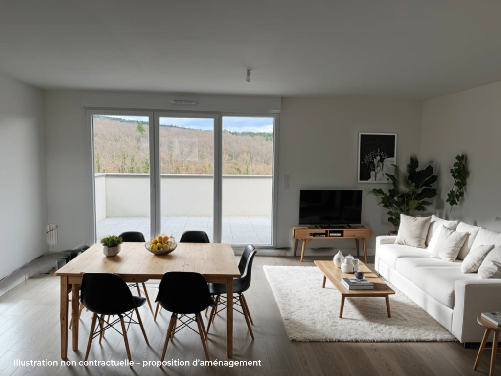 Appartement T3 avec deux terrasses – Disponible immédiatement à Osenbach